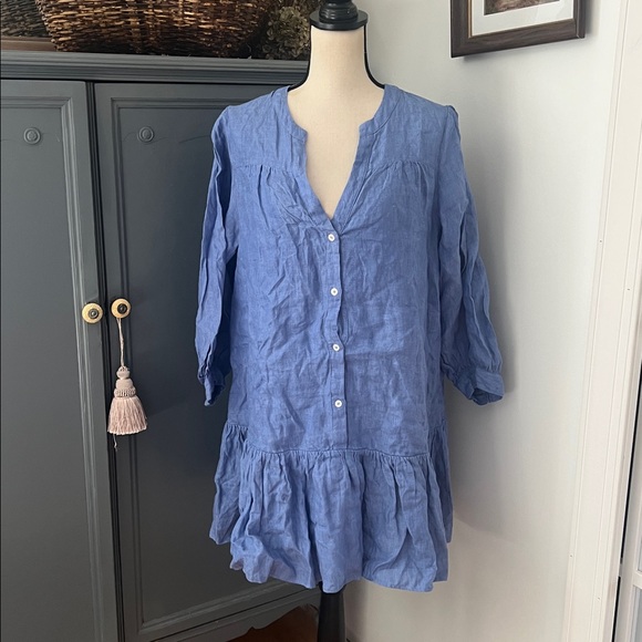 POMANDER PLACE Lake Blue Frankie Dress - Picture 3 of 4